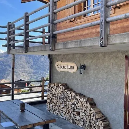 شاليه Mountain View Chalet In La Tzoumaz Near Ski Slopes