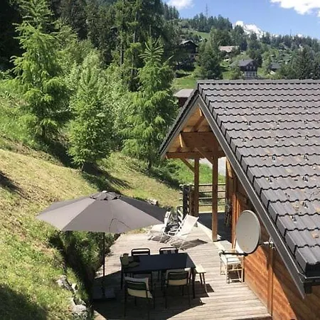 Mountain View Chalet In La Tzoumaz Near Ski Slopes *
